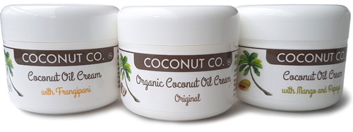 coconut oil skin cream